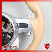 12-16 Porsche 981 Boxster GTS / 911 991 Sport Steering Wheel PDK Beige OEM 9k OEM