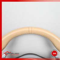 12-16 Porsche 981 Boxster GTS / 911 991 Sport Steering Wheel PDK Beige OEM 9k OEM