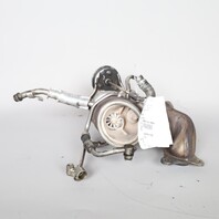2011-2012 BMW 740i Rear Turbo Turbocharger OEM 11657593022