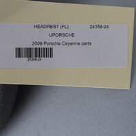 2006-2010 Porsche Cayenne Front Seat Headrest Left Grey OEM Used