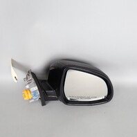 2014-2016 BMW X5 Left Door Mirror 51167364002 Black Sapphire OEM Used