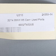 2014-2018 BMW X5 Left LED Turn Signal Module 63117381455 OEM Used