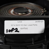 BMW X3 X5 X6 Central Speaker Subwoofer Pair 65139247342 OEM Used