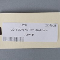 2014-2018 BMW X5 X6 Front Seat Belt Buckle Receiver 72117297131 OEM Used