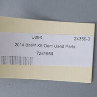 2014-2018 BMW X5 Right Rear Door Lock Latch Actuator 51227281956 OEM Used