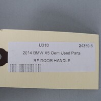 2014-2018 BMW X5 X6 Right Front / Rear Outside Door Handle 51217348742 OEM Used
