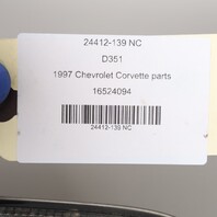 1997-2004 Chevrolet Corvette C5 Rear License Plate Bracket Reverse Lights OEM