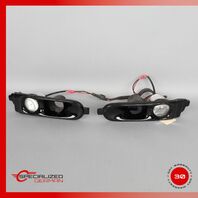 95-98 Porsche 993 911 Carrera Left & Right Side Fog Light Lamp Set w/ Air Duct OEM