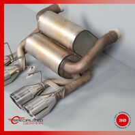 2005-2008 Chevrolet Corvette C6 Axle Back Dual Exhaust BORLA Muffler