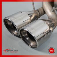 2005-2008 Chevrolet Corvette C6 Axle Back Dual Exhaust BORLA Muffler