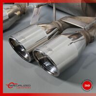 2005-2008 Chevrolet Corvette C6 Axle Back Dual Exhaust BORLA Muffler