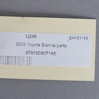 1998-2003 Toyota Sienna Right Door Mirror Power White 8791008041 OEM Used