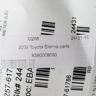 2001-2003 Toyota Sienna Speedometer Instrument Cluster 8380008090 OEM Used