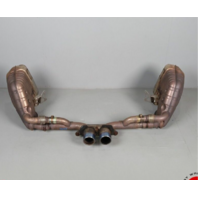 2014-2016 Porsche 991 911 GT3 Exhaust Muffler Set Modified Bypass AS-IS OEM Used