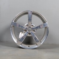2005-2007 Chevrolet C6 Corvette Rear Wheel 19 x 10 Rim Polished BENT Sold AS IS