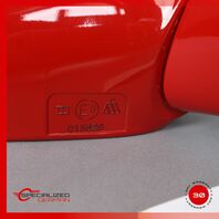 06-13 Chevrolet Corvette C6 Right Side Rear View Door Mirror Red OEM 55K OEM