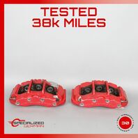 05-13 Chevrolet Corvette C6 Z06 Front Brake Calipers Left & Right Red OEM 38k OEM