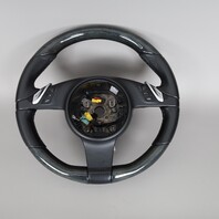 2011-2014 Porsche Cayenne Panamera Steering Wheel Black OEM