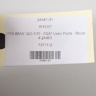 2012-2015 BMW 320i 328i 335i Right Tail Light Lid Mount 63217372794 OEM