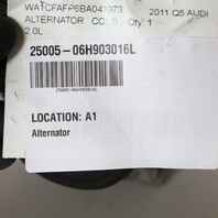 2009-2012 Audi A4 Q5 2.0 Alternator 140 Amp OEM 06H903016L
