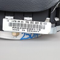 2000-2004 Porsche 911 Boxster 3 Spoke Steering Wheel Airbag Black OEM Used