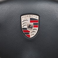 2000-2004 Porsche 911 Boxster 3 Spoke Steering Wheel Airbag Black OEM Used