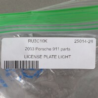 97-04 Porsche 911 Boxster License Plate Lamp Light Harness 99661206000 OEM Used