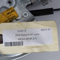 1997-2004 Porsche 911 996 Boxster 986 Left Front Window Regulator OEM Used