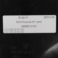 1999-2005 Porsche 911 Boxster Windshield Cowl Trim Covers 99657256102 OEM Used