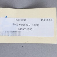 1999-2012 Porsche 911 996 997 Left Rear Seat Belt Buckle 99680316501 OEM Used