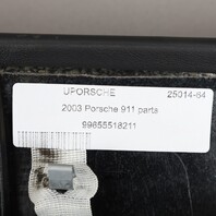 2000-2004 Porsche 911 Convertible Right Windshield Pillar Molding Black OEM Used