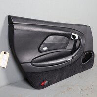1999-2004 Porsche 911 996 Left Door Panel Leather Black OEM Used