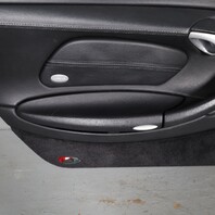 1999-2004 Porsche 911 996 Left Door Panel Leather Black OEM Used