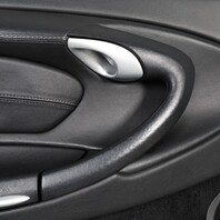 1999-2004 Porsche 911 996 Left Door Panel Leather Black OEM Used