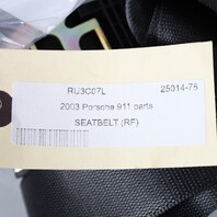2002-2013 Porsche 911 Convertible Right Front Seat Belt 99680303407 OEM Used