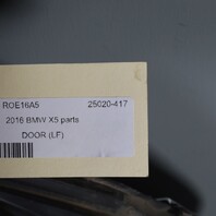 2014-2018 BMW X5 Left Front Door Shell Mineral White 41517386737 OEM Used