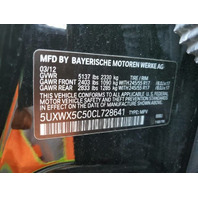 2012 BMW X3 F25 - OEM Used Parts - Stock # 25025