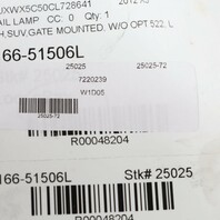 2011-2017 BMX X3 Tail Light Lamp Left Halogen OEM