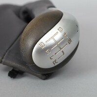 2000-2004 Porsche 911 Boxster 6 Speed Shift Knob Grey 99655265501 OEM NOTE