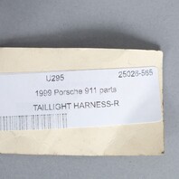 1999-2004 Porsche 911 Tail Light Brake Bulb Wire Harness 99663144600 OEM Used