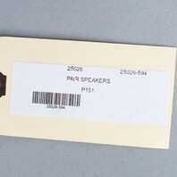 1999-2005 Porsche 911 996 Rear Speaker Set Space Grey Tequipment Rare OEM Used
