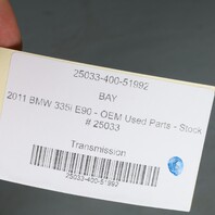 2011-2013 BMW 335i E90 E92 E93 3.0 Automatic Transmission 24007630983 OEM