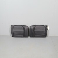 2002-2004 Porsche 911 996 Convertible Rear Seat Back Rest Pair Black OEM Used