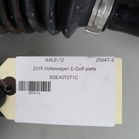 2015-2019 Volkswagen E-Golf Left Front Axle Shaft 5QE407271C OEM Used