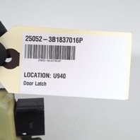 1998-2004 Porsche 911 996 Boxster 986 Right Door Latch 3B1837016P OEM