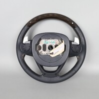 2014-2020 Jeep Grand Cherokee Wood Multifunction Steering Wheel OEM Used