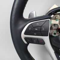 2014-2020 Jeep Grand Cherokee Wood Multifunction Steering Wheel OEM Used