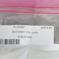 01-06 BMW 328i 330i M3 E46 Convertible Top Latching Motor 67618370816 OEM