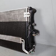 2003-2010 Porsche Cayenne Radiator Condenser Cooling Pod 95510614200 OEM Used