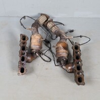 03-06 Porsche Cayenne 4.5 Front Exhaust Manifold Downpipe Set 95511302101 Used